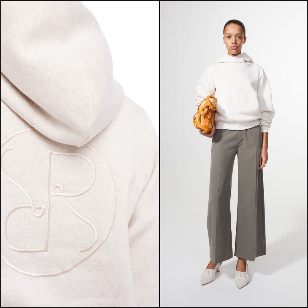 Rodebjer Monogram Logo Hooded Sweater XS